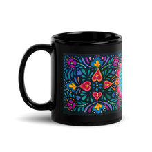 Load image into Gallery viewer, Frida Kahlo Glossy Black Mug (11 oz)
