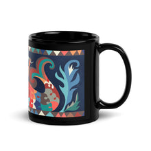 Load image into Gallery viewer, Mermaid Glossy Black Mug (11 oz)